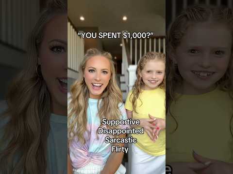 “YOU SPENT $1,000?!” 🤑💰⁉️ #trending #funny #acting #cute #shopping #viral #shorts