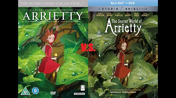 The Secret world of Arrietty Dub comparison