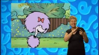 CBeebies | Sign Zone: Clifford the Big Red Dog - S02 Episode 21 (Led Astray)