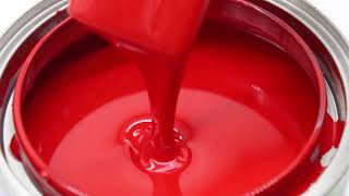 Bright Red Automobile Paint Color