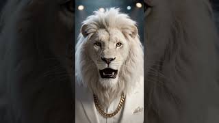 One Roar and the Whole Auction Went Silent 🦁💰#AIVideo #WhiteLion #Auction