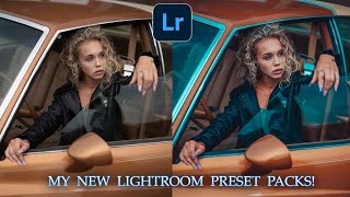 CINEMATIC WARM &amp; RETRO LIGHTROOM PRESETS - for Canon , Fuji , Sony Nikon