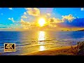 Sunrise from kailua beach in oahu hawaii  12 hours of beach sunrise  ocean waves