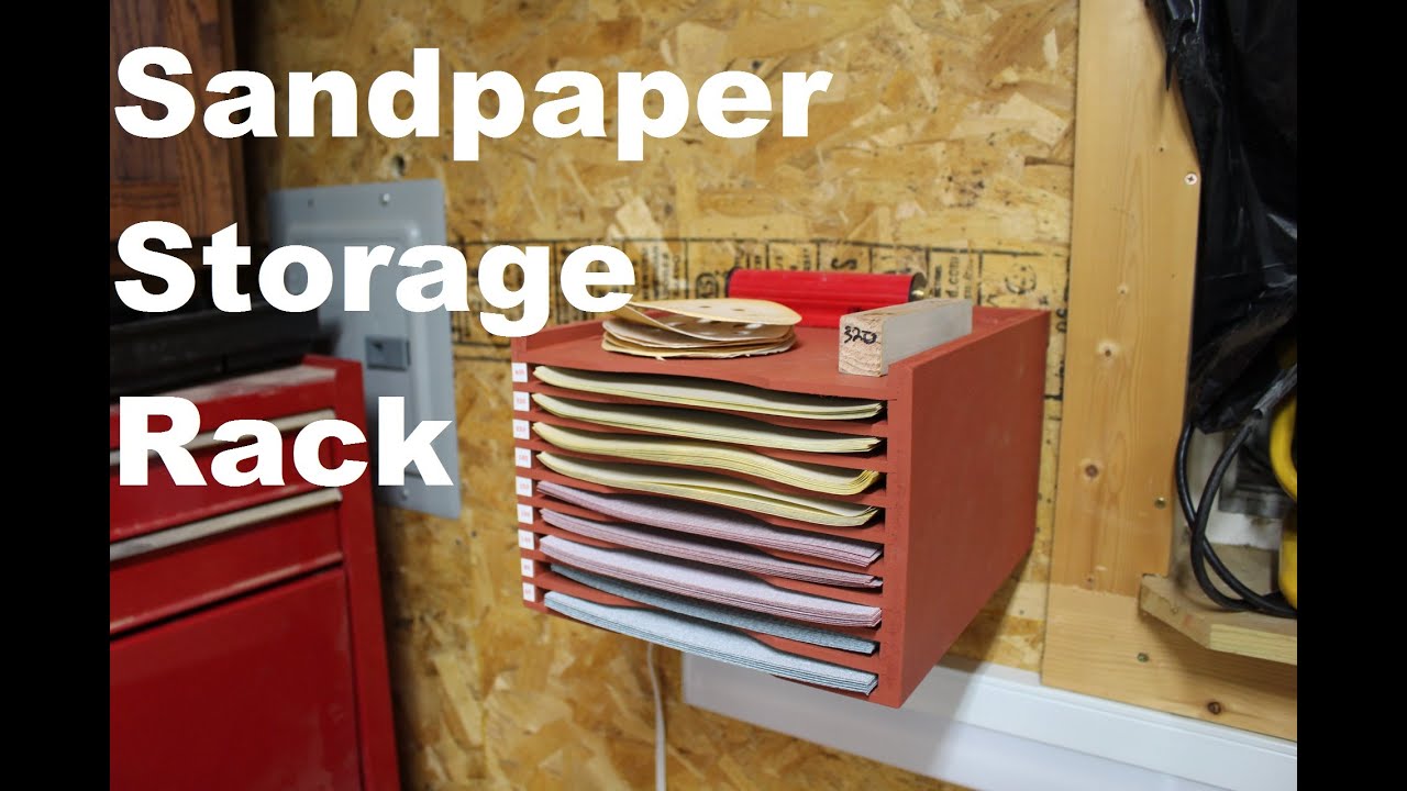 Sandpaper storage