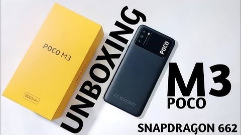 Poco M3 unboxing offical video.... First impression... First look
