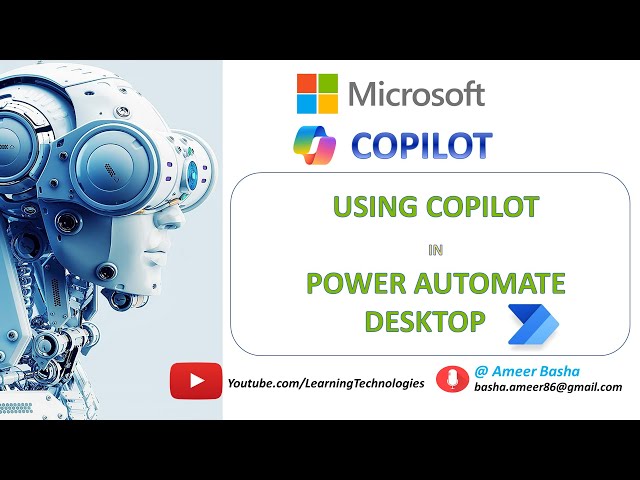 Power Automate Desktop || Using Microsoft CoPilot in Power Automate Desktop class=