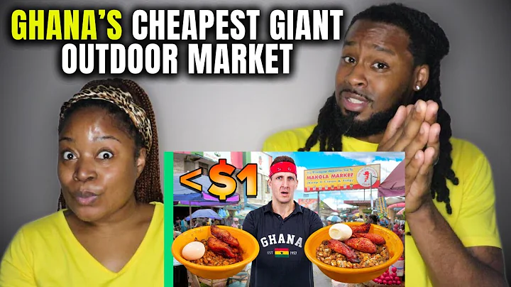 🇬🇭 American Couple Reacts "CHEAPEST African Street Food!! Ghana’s Giant Outdoor Market" BEFRS React