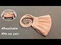 Crochet Frills Face Mask ||No ear pain ||Breathable ||Free tutorial video