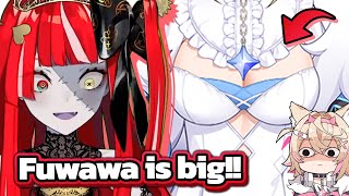 Ollie confirmed that Fuwawa is, in fact, bigger than Mococo even IRL