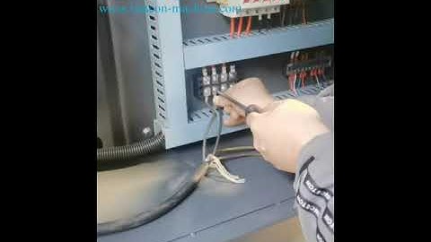 CR708 common rail diesel injector pump test bench connect to power supply 380v 3 phase