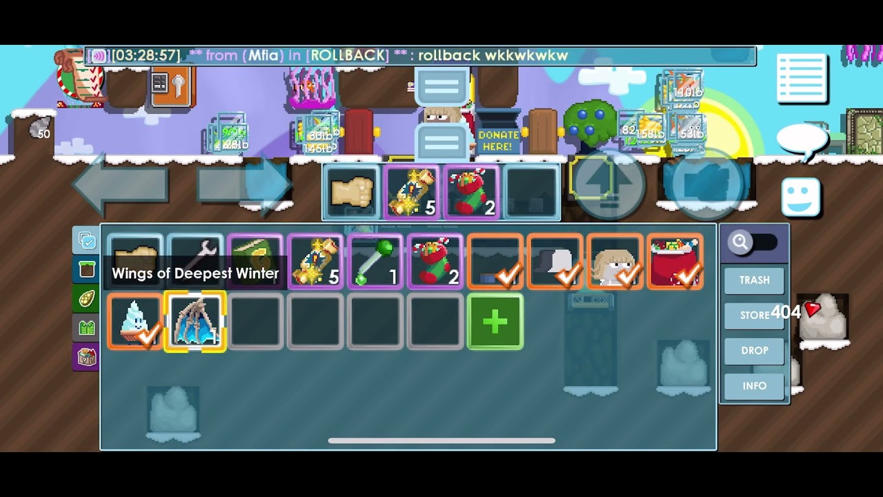 Growtopia｜Winter seals cause rollback again…..