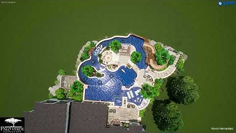Custom Resort Series Residential Lazy River Design By: Kevin Hernandez