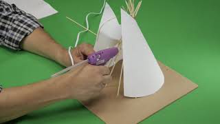 How to Create a Miniature Teepee
