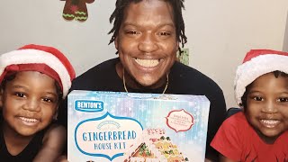VLOGMAS DAY5|ALDI GINGERBREAD HOUSE KIT|CHRISTMAS CRAFT