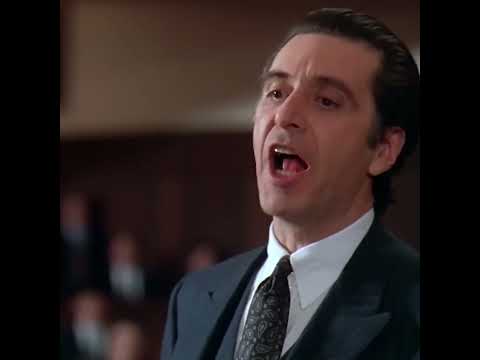 Al Pacino s Iconic Final Speech Full Scene Scent of a Woman - YouTube