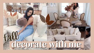 FALL DECORATE WITH ME | NEUTRAL FALL HOME DECOR \/\/ LoveLexyNicole