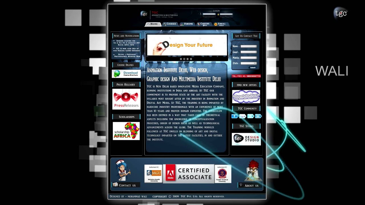 Animation Institutes in delhi|Graphic Design Institute|TGCIndia