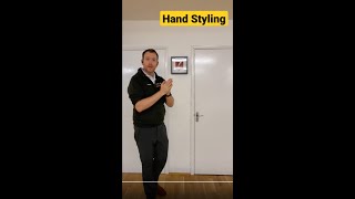 Hand Styling Lesson for Latin American dancing (in under 60 seconds!) #shorts #bitesizeballroom