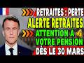 🚨 30 Mars 2026 : Mauvaise nouvelle pour certains retraités… êtes-vous concernés ?