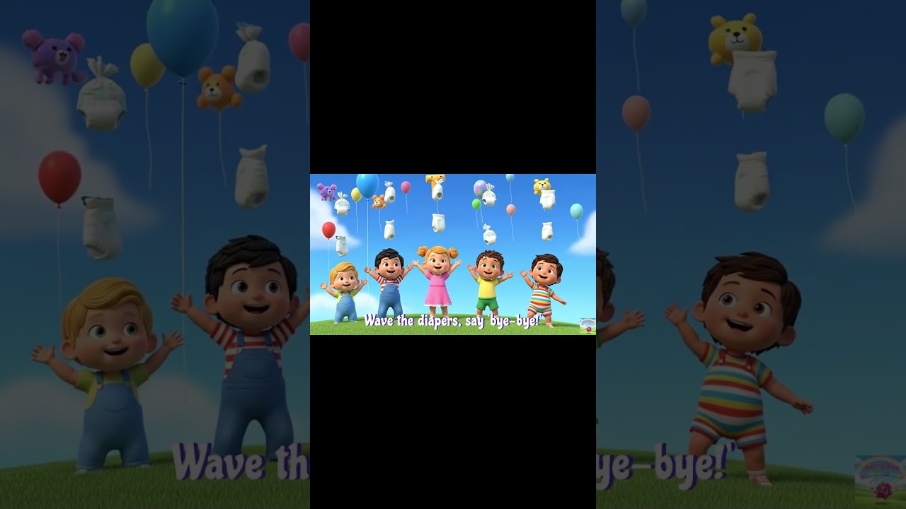 🚽 Bye Bye Diaper Song | Potty Training for Toddlers & Kids | Part 1 
