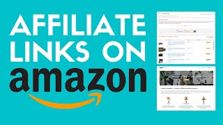 how to create an amazon affiliate link | affiliate marketing for beginners