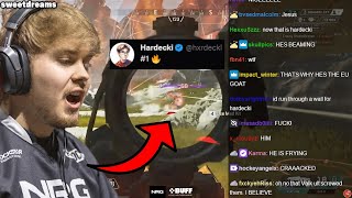 NRG Sweet reacts to Hardecki just FARMING with Flatline in ALGS Pro League!