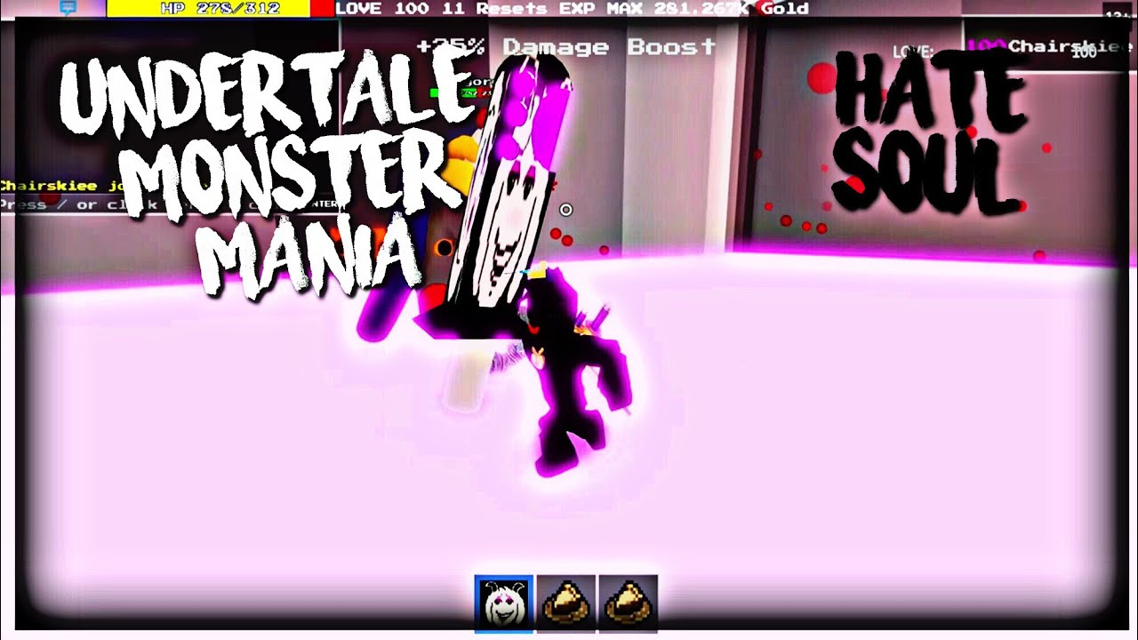Roblox Undertale Monster Mania Hate Soul Review Youtube