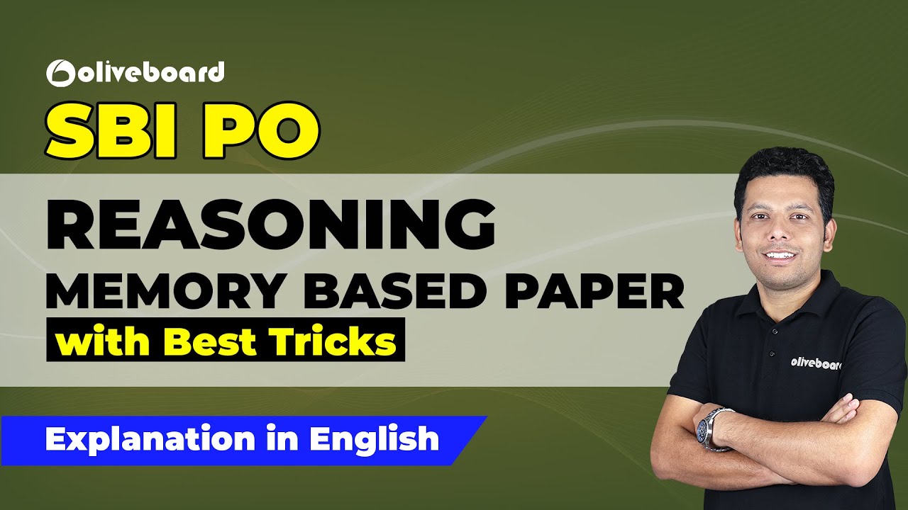 SBI PO Memory Based Paper | Reasoning Memory Based Paper | SBI PO