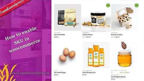 How to show SKU on the product page in woocommerce | Tamil