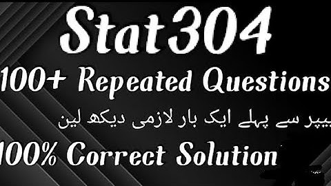 Stat304 80% repeated M.C.Qs  of Index_Number || #CPI || Most importanti Mcqs regarding to CPI