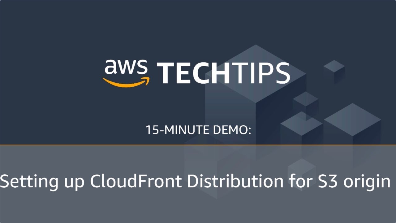 How Do I Create A Cloudfront Distribution In Aws?