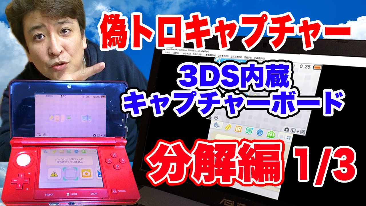 偽トロキャプチャーニンテンドー 3DS LL-