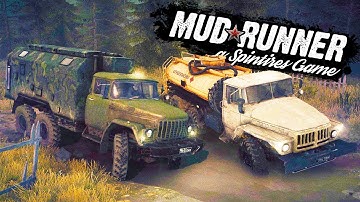 INSANE MULTIPLAYER OFF-ROADING AND LOG DELIVERY MISSION! - SpinTires: MudRunner w/GrayStillPlays!