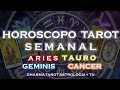 ♈ ARIES ♉ TAURO ♊ GEMINIS ♋ CANCER HOROSCOPO TAROT SEMANAL 6/12-ene-20