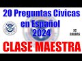 Preguntas de la ciudadania americana en espaol 20 preguntas cvicas para entrevista ciudadania 2024