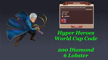 Hyper Heroes Redeem Code (World Cup)