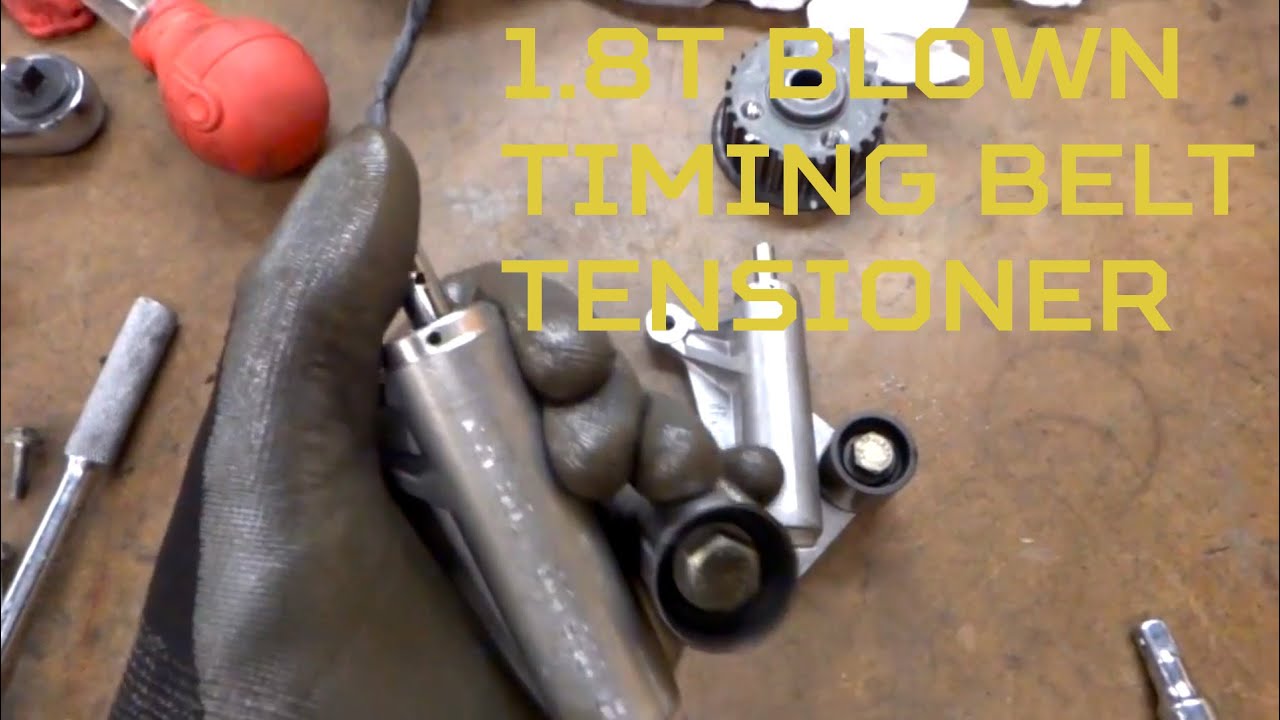 AEB 1.8T Blown Timing Belt Tensioner 2 YouTube