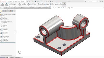 Solidworks Tutorial : Lead Screw Bracket Design | Exercise No. 25