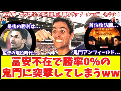 【冨安不在のアーセナル首位攻防戦‼】鬼門アンフィールド11年ぶりに攻略なるか！リヴァプールvsガナはプレミア頂上決戦！ハヴァーツは批判を乗り越え天王山でも重要な存在に！