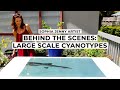 How to Make Large Scale Cyanotypes | Sophia Jenny Artist