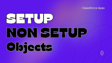 Setup and non setup object in salesforce | Mixed DML exception | Salesforce videos Salesforce Stream