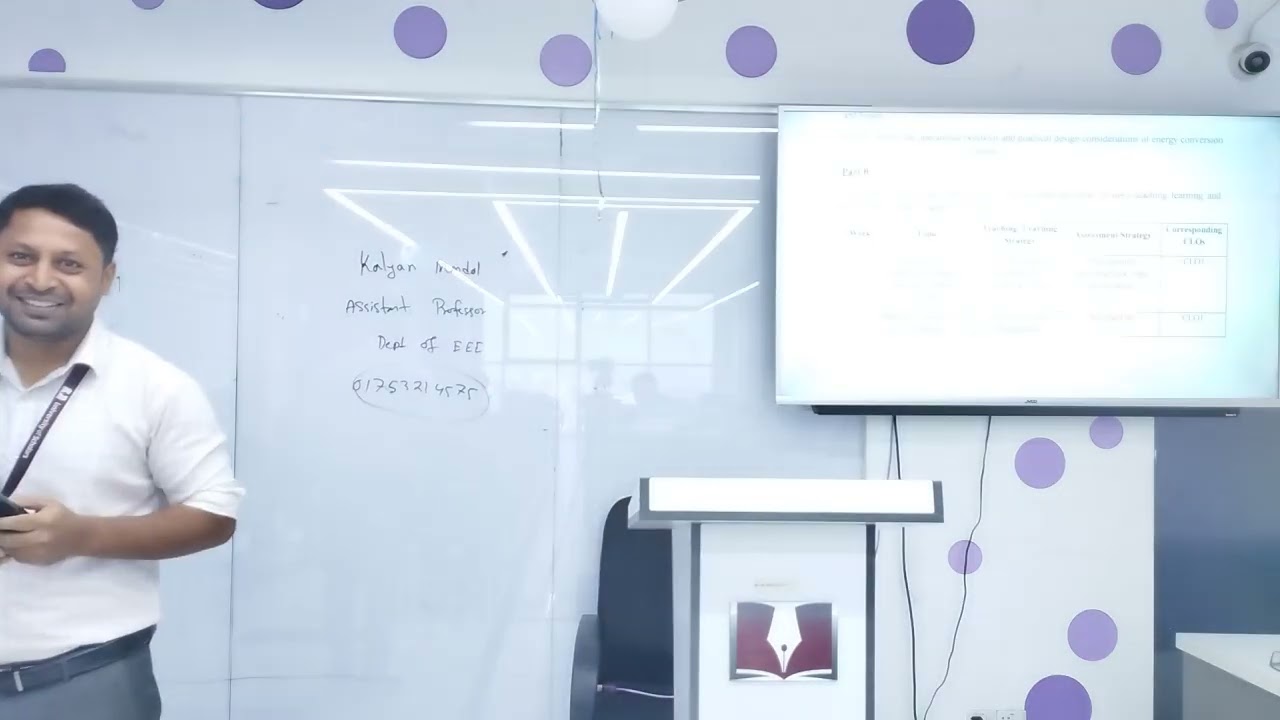 Преобразование энергии I | L-1 | EEE | ​​Калян Мондол | Университет учёных