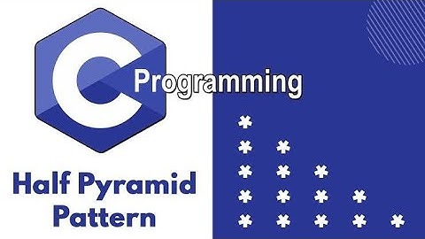 C Program To Print Right Half Pyramid | Harsh The Coder