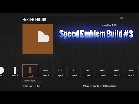 Видео: Black Ops 2!! Speed Emblem Build #3!