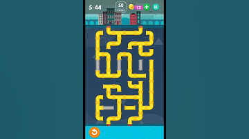 Smart puzzles pipes very hard level 44 #how to solve pipes level 5-44