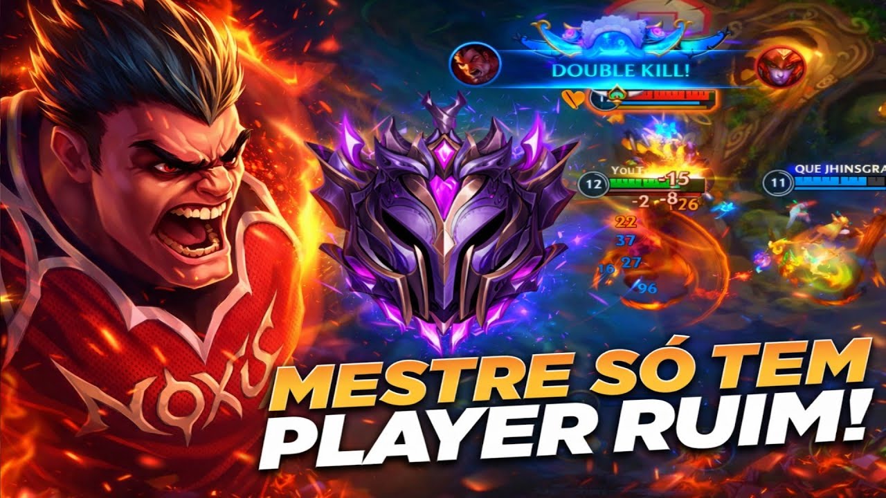 PIOR ELO DO JOGO? MESTRE OU VOCE CARREGA OU VOCE AFUNDA!