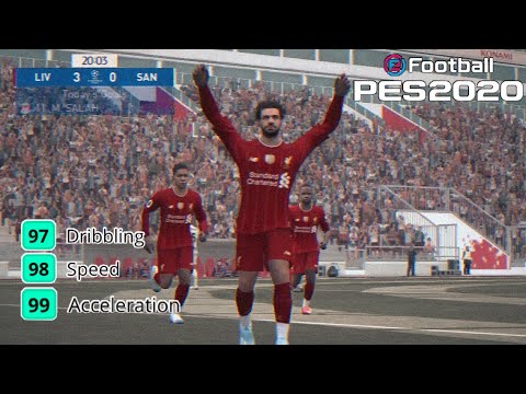 MOHAMED SALAH⚡️ • Skills & Goals • PES 2020 MOBILE - YouTube
