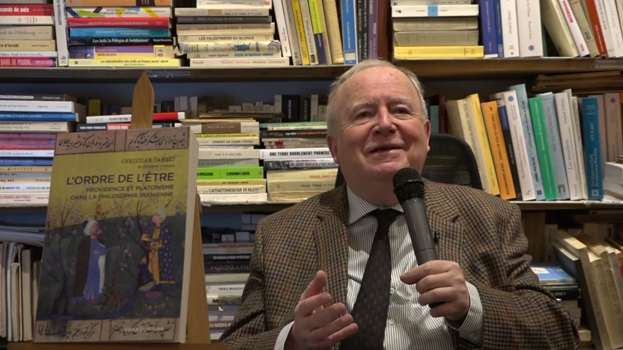 M. Christian Jambet à la librairie Le Tiers Mythe
