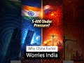 S-400 Under Pressure? Why China Factor Worries India #geopolitics #worldaffairs #breakingnews