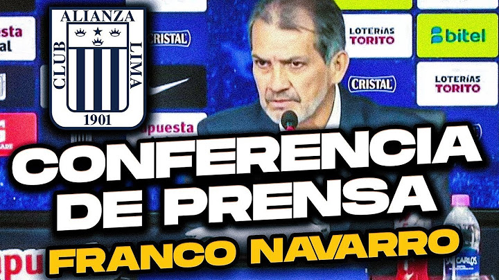 ¡Conferencia de Prensa de Franco Navarro! ¿Último refuerzo en Alianza Lima?